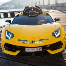 Детский электромобиль M 4788 EBLR-6 (24V) Lamborghini, мягкие колеса , желтый фото 11