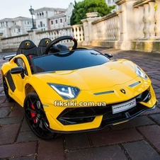 Детский электромобиль M 4788 EBLR-6 (24V) Lamborghini, мягкие колеса , желтый фото 33