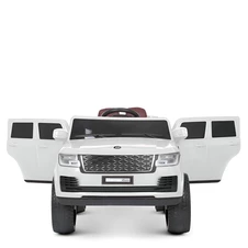 Детский электромобиль M 4836 EBLR-1 Range Rover, мягкое сиденье , белый фото 16