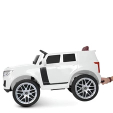 Детский электромобиль M 4836 EBLR-1 Range Rover, мягкое сиденье , белый фото 57
