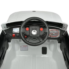 Детский электромобиль M 4836 EBLR-1 Range Rover, мягкое сиденье , белый фото 14