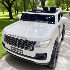 Детский электромобиль M 4836 EBLR-1 Range Rover, мягкое сиденье , белый фото 99