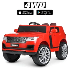 Детский электромобиль M 4836 EBLR-3 Range Rover, мягкое сиденье , красный фото 25