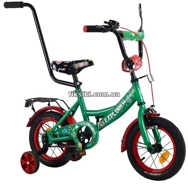 Дитячий велосипед EXPLORER 12 д. T-21211 green - Купити в Україні