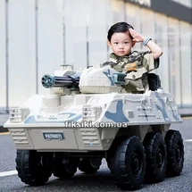 Детский электромобиль M 4862 BR-1, танк, пульт управления | Дитячий електромобіль M 4862 BR-1