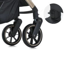 Детская коляска ME 1053G DYNAMIC PRO Special Black , черная фото 32