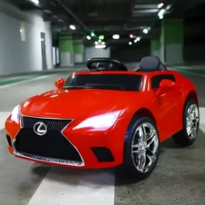 Детский электромобиль M 4824 EBLR-3 Lexus, мягкое сиденье , красный фото 66