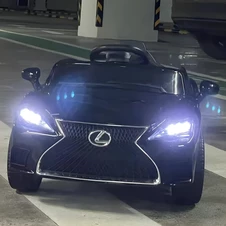 Детский электромобиль M 4824 EBLR-3 Lexus, мягкое сиденье , красный фото 77