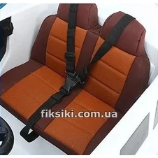 Детский электромобиль M 4837 EBLR-1, Nissan, мягкое сиденье , белый фото 16