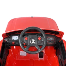 Детский электромобиль M 4837 EBLR-3, Nissan, мягкое сиденье , красный фото 13
