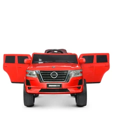 Детский электромобиль M 4837 EBLR-3, Nissan, мягкое сиденье , красный фото 66