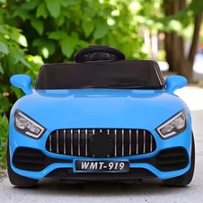 Детский электромобиль M 4612 EBLR-4 Mercedes, мягкое сиденье , синий фото 66