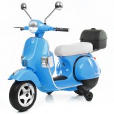 Детский мотоцикл M 4939 EL-4, скутер VESPA, кожаное сиденье купить