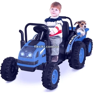 Детский электромобиль трактор M 4419 EBLR-4, с прицепом