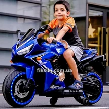 Детский мотоцикл M 4839 L-4, кожаное сиденье