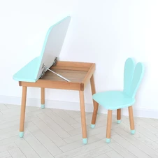 Детский столик 04-025B-DESK со стульчиком, бирюзовый фото 11