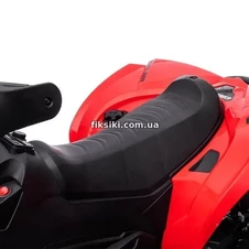 Детский квадроцикл M 5001 EBLR-3, пульт управления , красный фото 16