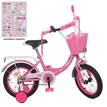 Велосипед детский PROF1 12д. Y1211-1K Princess, с корзинкой