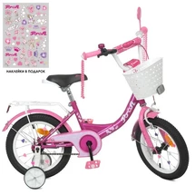 Велосипед детский PROF1 12д. Y1216-1K Princess, с корзинкой