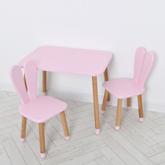 Купить Детский столик 04-027R+1 со стульчиками | Дитячий столик 04-027R+1