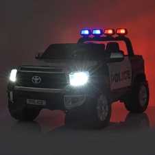 Детский электромобиль JJ 2255 EBLR-2-1 двухместный, Toyota , черно-белый фото 13