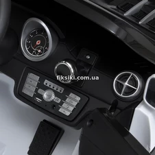 Детский электромобиль M 4866 EBLR-2-1, Mercedes, мягкое сиденье , черно-белый фото 13