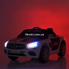 Детский электромобиль M 4866 EBLR-2-1, Mercedes, мягкое сиденье , черно-белый фото 16