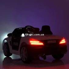 Детский электромобиль M 4866 EBLR-2-1, Mercedes, мягкое сиденье , черно-белый фото 32