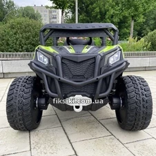 Детский электромобиль M 5040 EBLR-5 Buggy, кожаное сиденье , зеленый фото 11