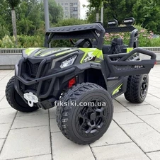 Детский электромобиль M 5040 EBLR-5 Buggy, кожаное сиденье , зеленый фото 33