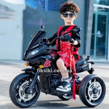 Детский мотоцикл M 5037 EL-2, BMW, кожаное сиденье купить