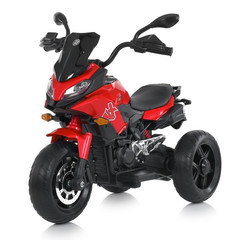 Купить Детский мотоцикл M 5037 EL-3, BMW, кожаное сиденье