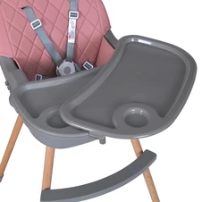 Стульчик для кормления ME 1111 LUMI Pink, розовый фото 44