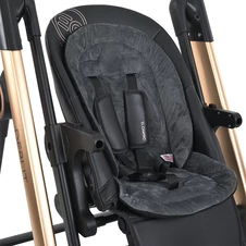 Стульчик-качели ME 1102 DEBUT Posh Black, черный фото 32