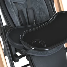Стульчик-качели ME 1102 DEBUT Posh Black, черный фото 14