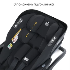 Детское автокресло ME 1110 i-FIX Royal Dark Gray , темно-серое купить