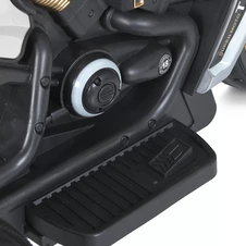 Детский мотоцикл M 5048EL-1, кожаное сиденье , белый фото 32