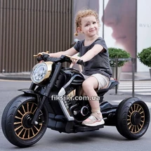 Детский мотоцикл M 5048 EL-2, кожаное сиденье