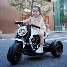Детский мотоцикл M 5048 EL-3, кожаное сиденье купить