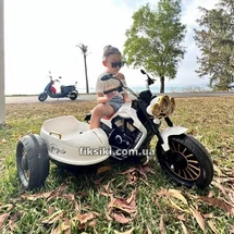 Детский мотоцикл M 5049 EL-1, с коляской, мягкое сиденье купить