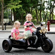 Детский мотоцикл M 5049 EL-2, с коляской, мягкое сиденье купить
