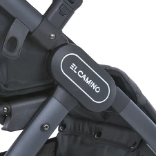 Детская коляска ME 1053-3 DYNAMIC PRO Charcoal | El Camino , темно-серая фото 32