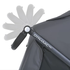 Детская коляска ME 1053-3 DYNAMIC PRO Charcoal | El Camino , темно-серая фото 32