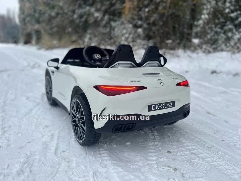 Детский электромобиль M 5098EBLR-1 Mercedes, кожаное сиденье