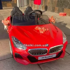 Двухместный детский электромобиль M 5742 EBLR-3, BMW Z4 Roadster , красный фото 11