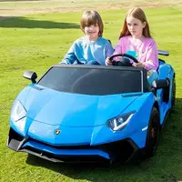 Двухместный детский электромобиль M 5738 AL-4 лицензионный, Lamborghini Aventador