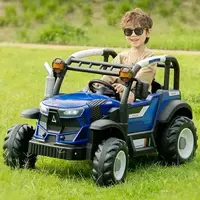 Детский трактор M 5073 EBLR-4 электромобиль, кожаное сиденье