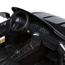 Двухместный детский электромобиль M 5737 AL-1 (48V), Porsche, надувные колеса , белый фото 99