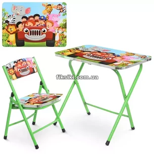 Купить Детский столик со стульчиком M 19-CM, зверушки