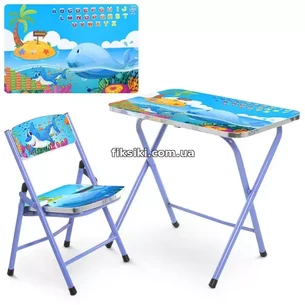Купить Детский столик M 19-WHM, кит, со стульчиком